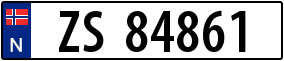 Truck License Plate